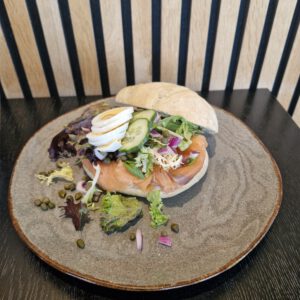 Broodje gerookte zalm